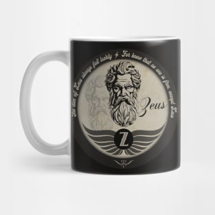 The Dice of Zeus BW Mug